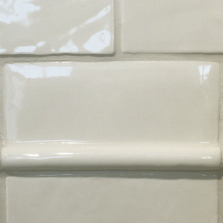 Keramische wandtegel | 6.5x13 cm | Flanders Cornice Linen